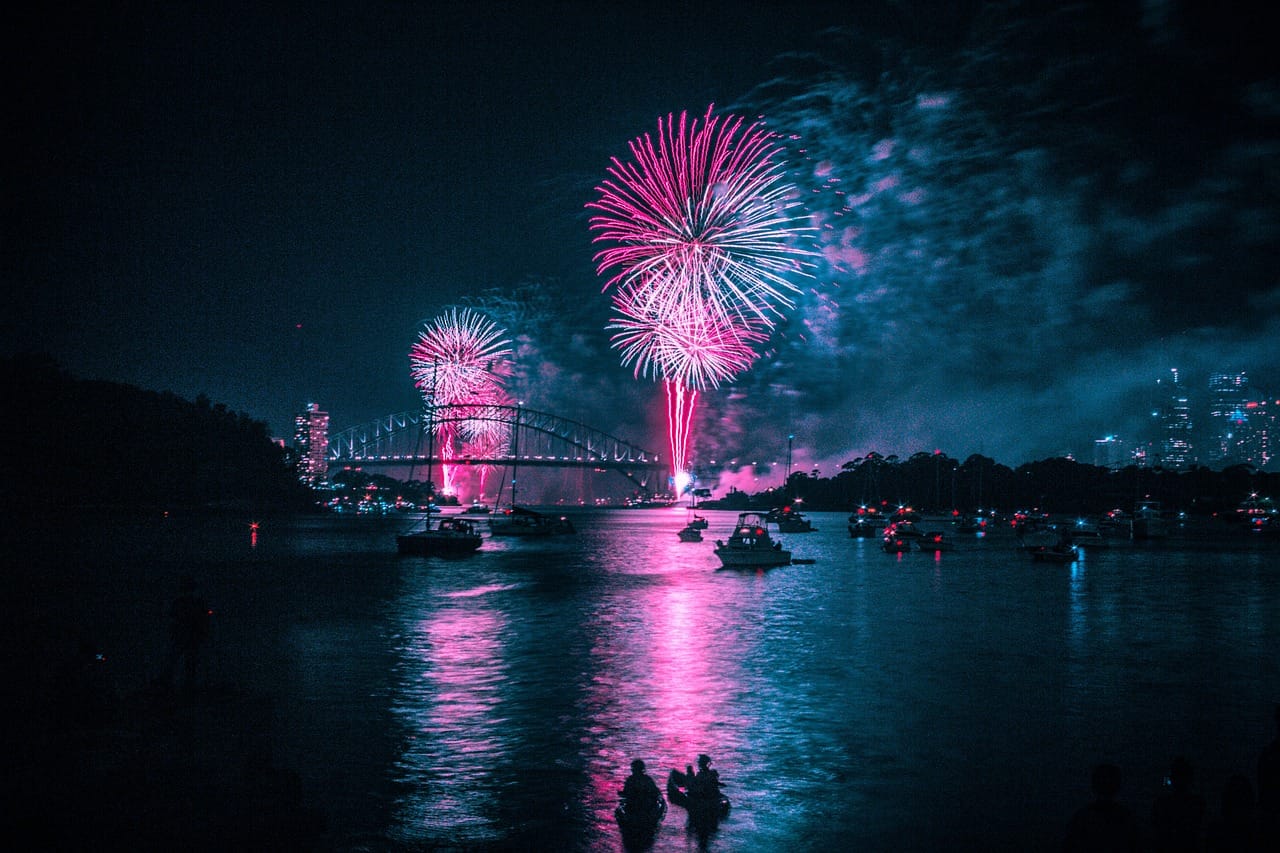 fireworks, harbour, night, celebration, harbor, water, reflections, bridge, nature, sydney, new year, sydney harbor bridge, sydney harbour bridge, fireworks, fireworks, fireworks, new year, new year, new year, new year, new year
